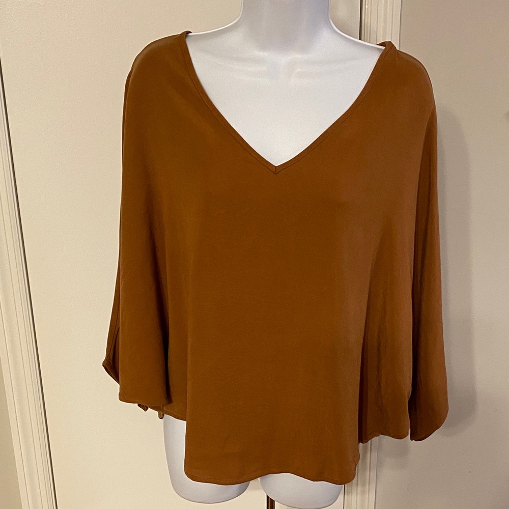 Natalie Busby Cape Blouse